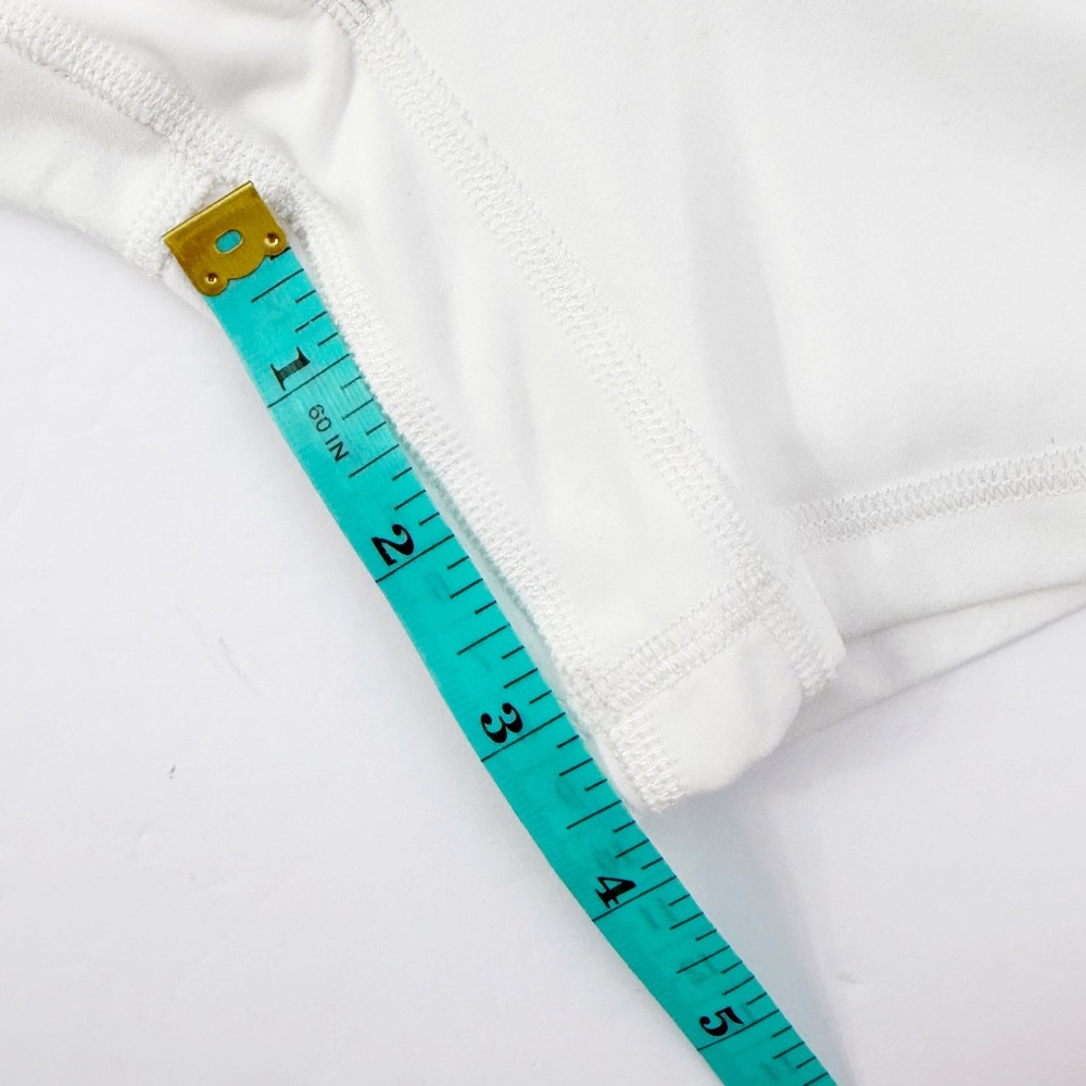 Lululemon Align High-Rise Short Women 4 White Nulu Yoga Athletic LW7CK8S - Picture 4 of 4